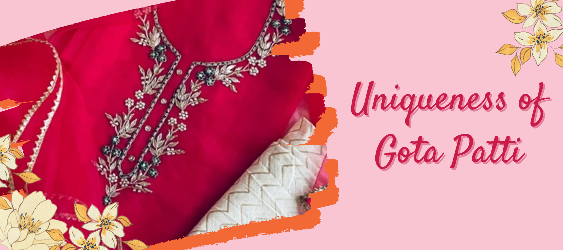 Gota Patti Kurti Designs Options