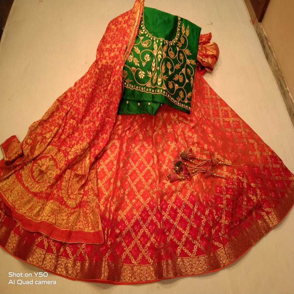 Bandhani Lehengas