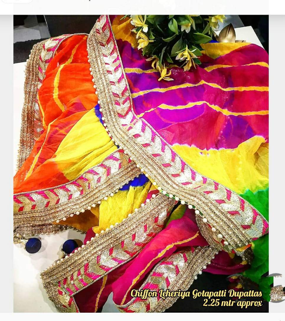 Lehriya Dupattas