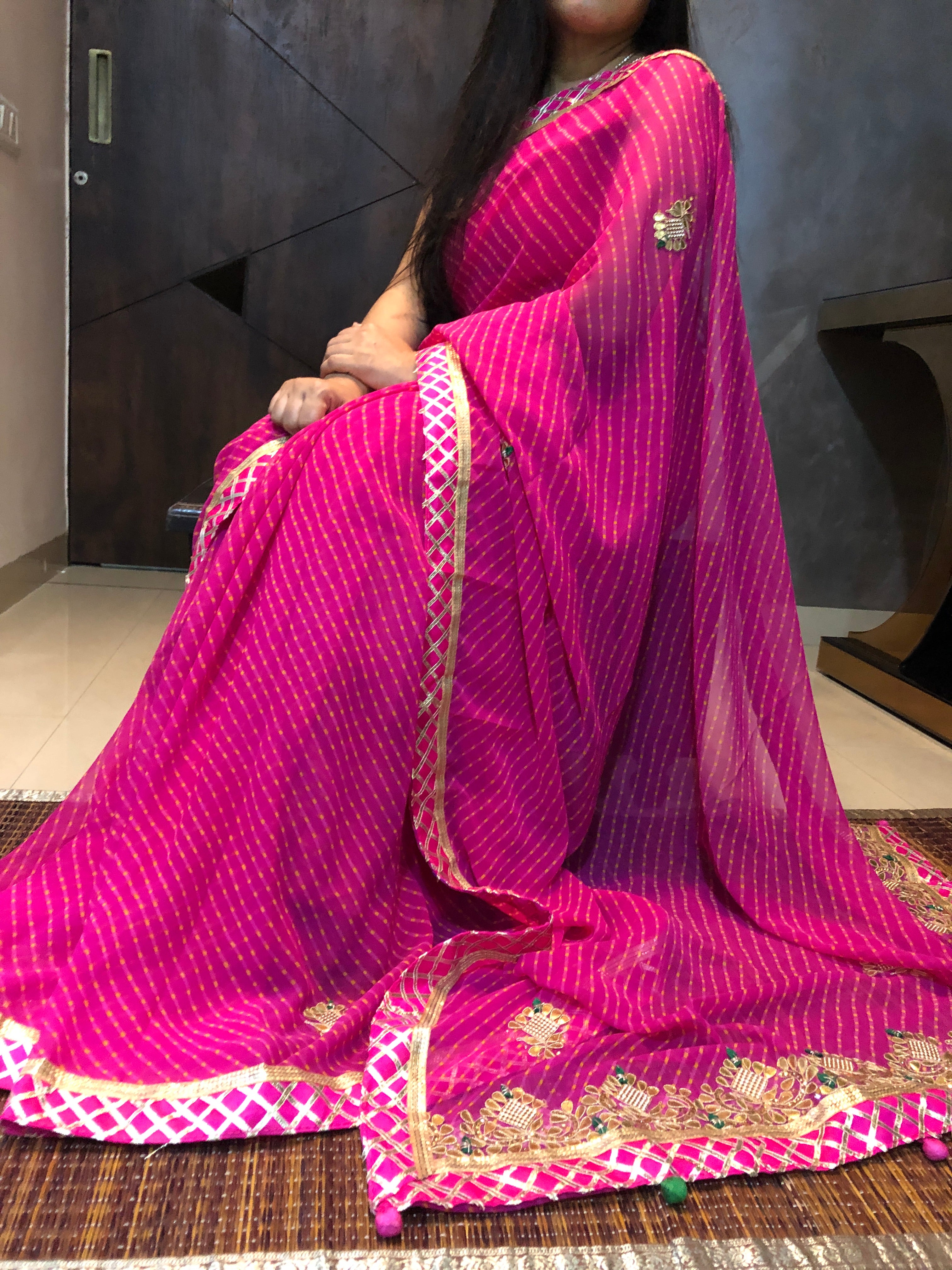 Designer Gota Patti Saree