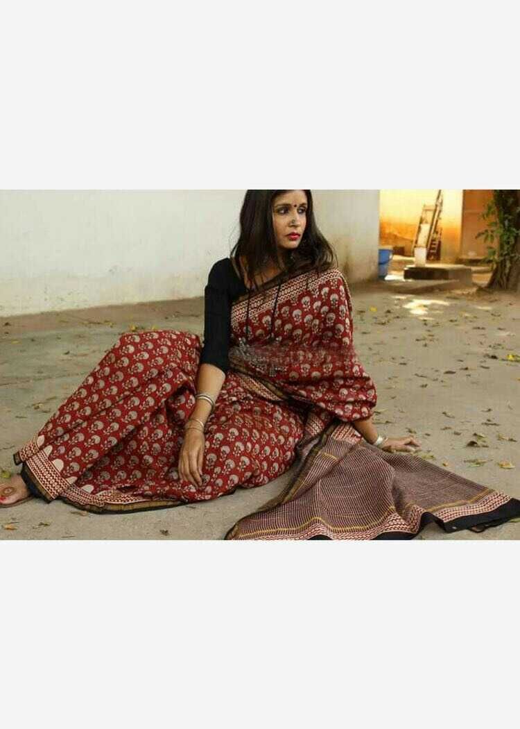 Bagru Chanderi Sarees