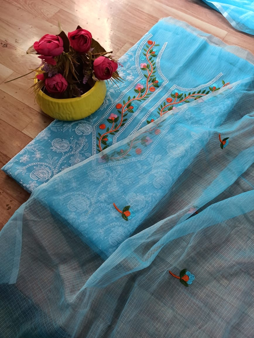 Kota Doriya Suit In Blue