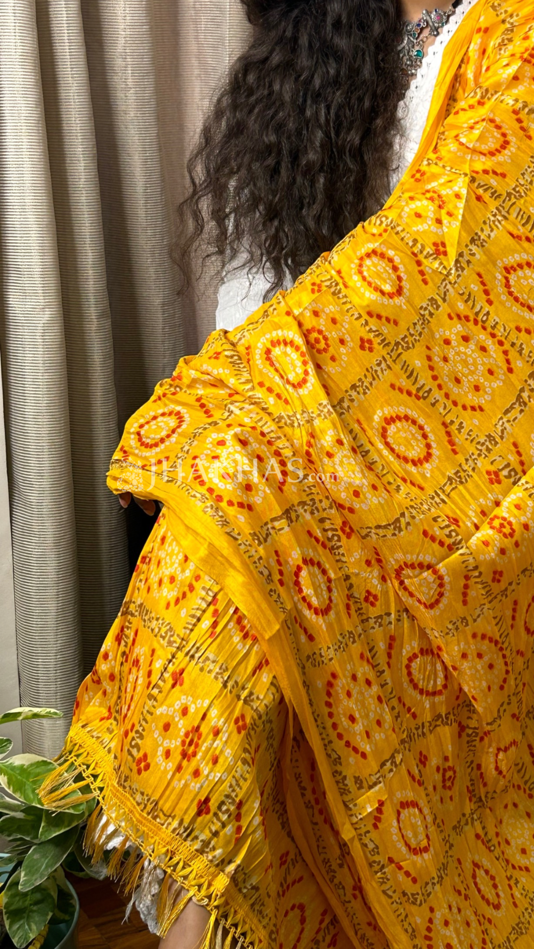 Yellow Patola Dupatta For Wedding