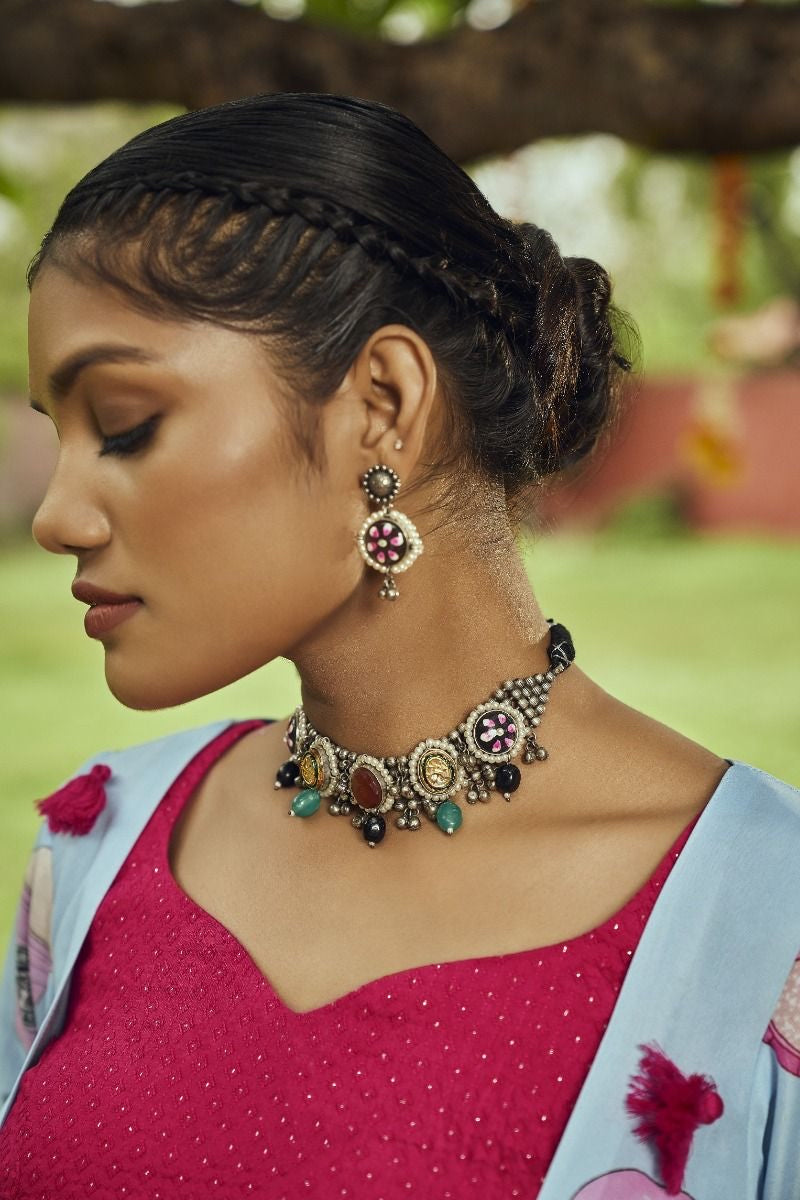 Sky Blue Navratri Lehenha Choli