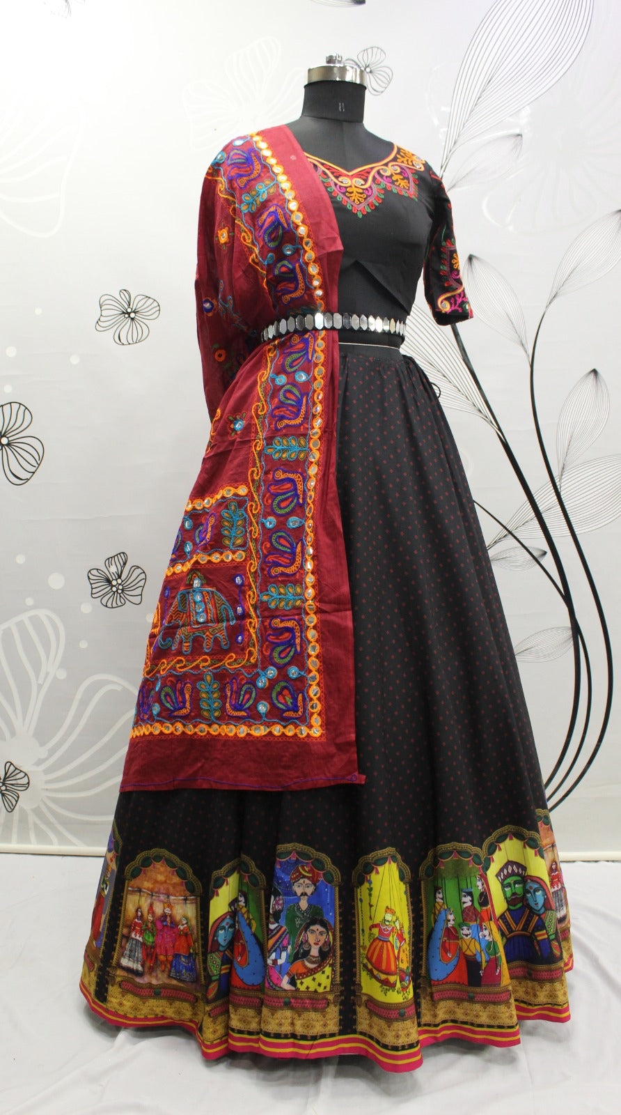 Black Navratri Lehenha Choli