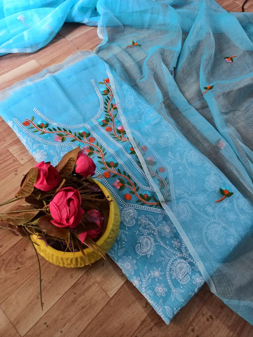 Kota Doriya Suit In Blue