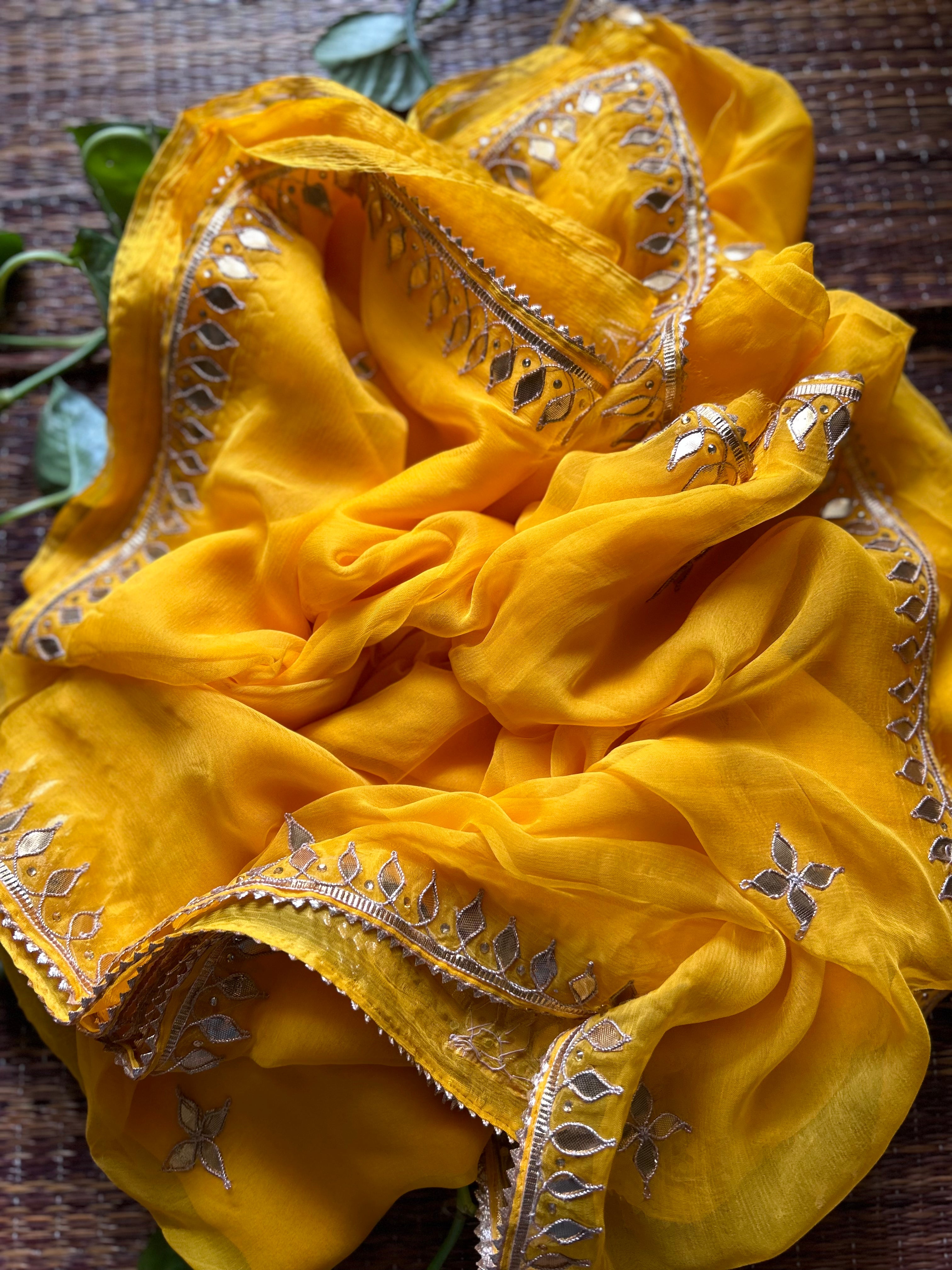   Haldi function yellow bridel saree