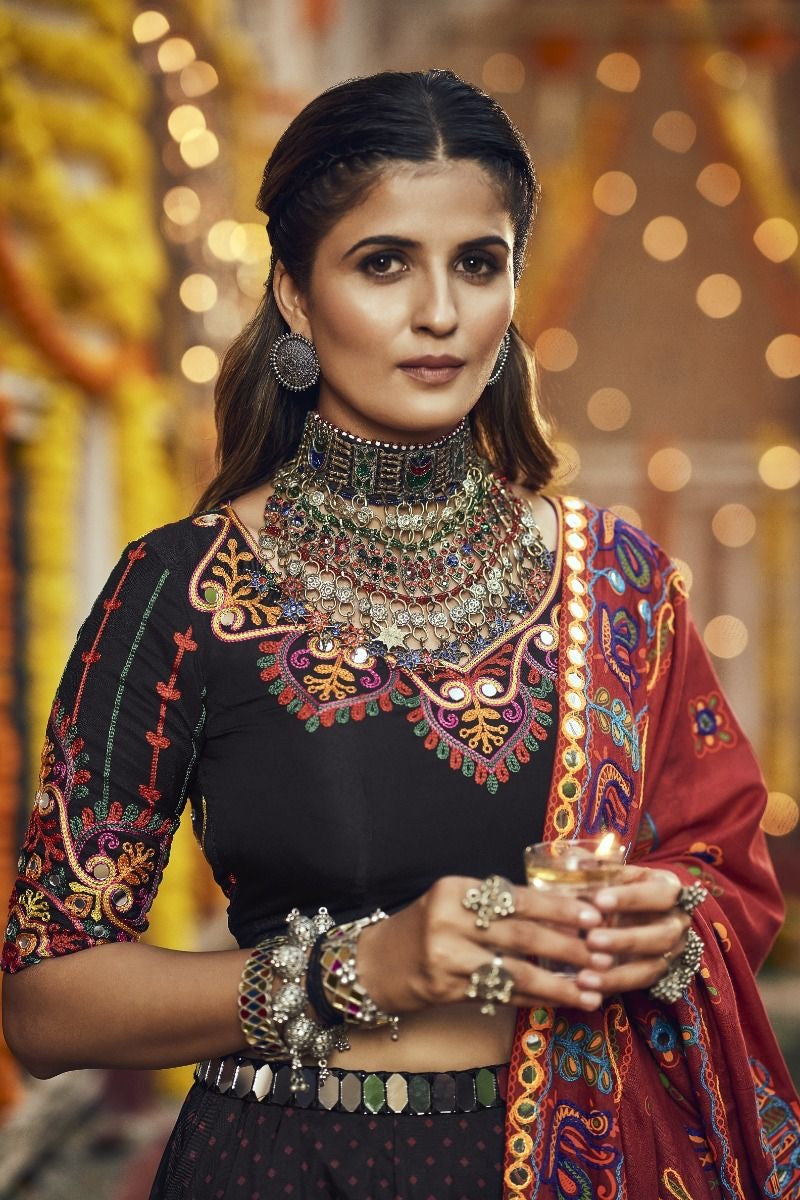 Black Navratri Lehenha Choli
