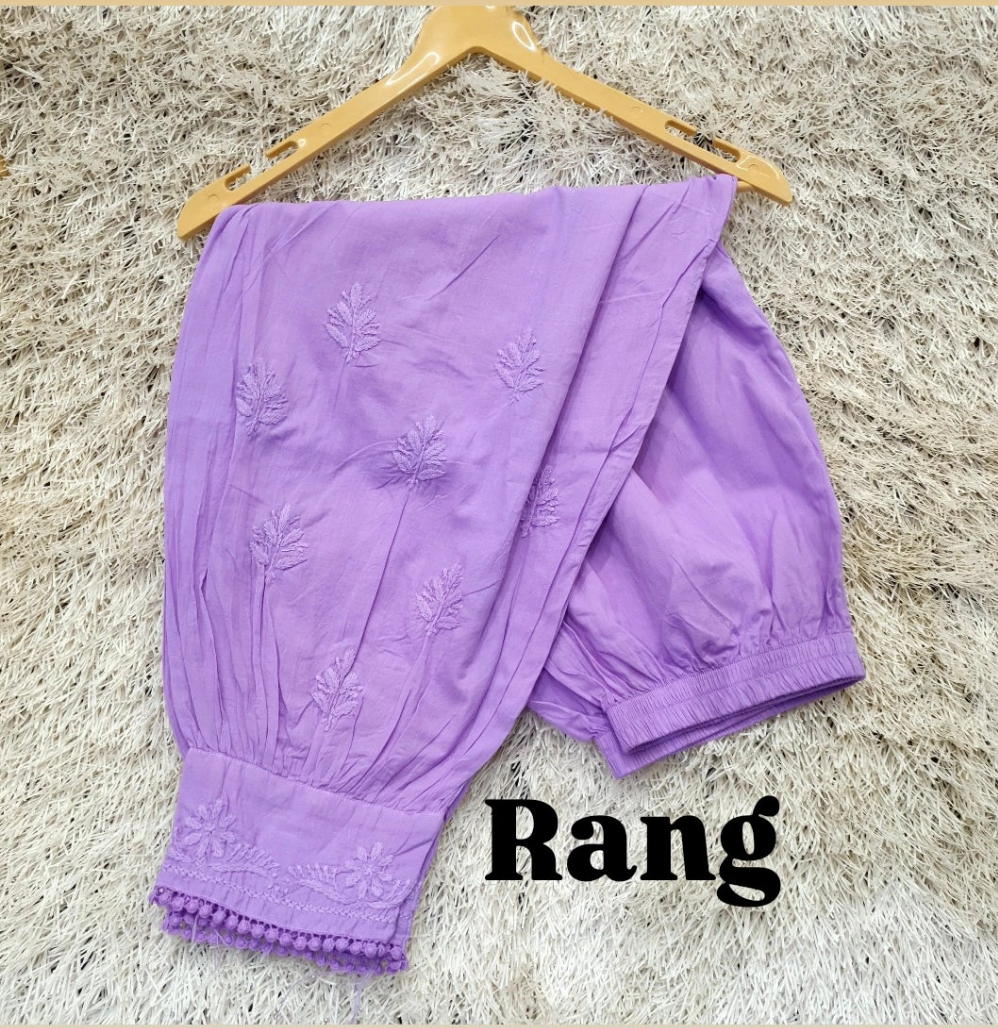 Rang Chikankari Baloon Purple Salwar