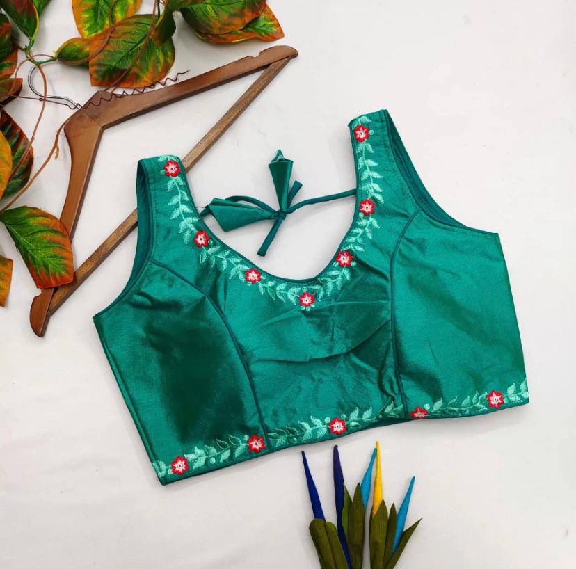 Heavy Phantom Blouse In Teal blue