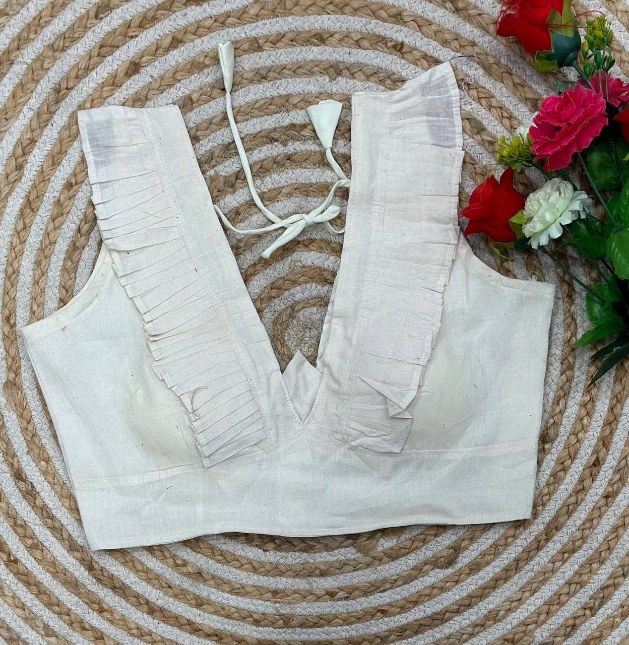 Bollywood Style Designer Blouse In White