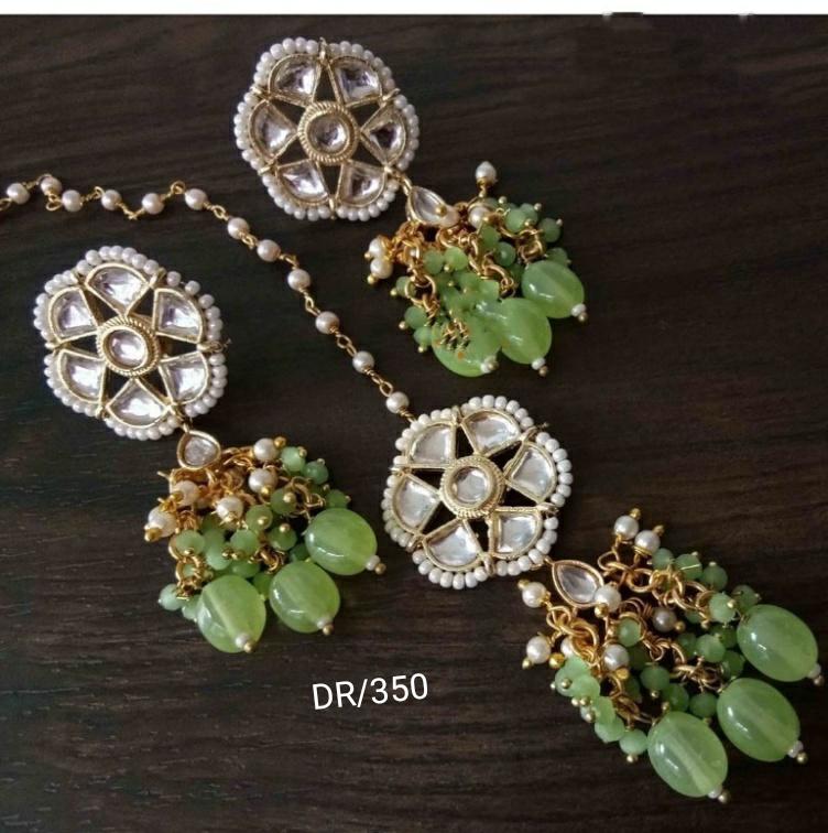 Kundan Mangteeka and Earring set