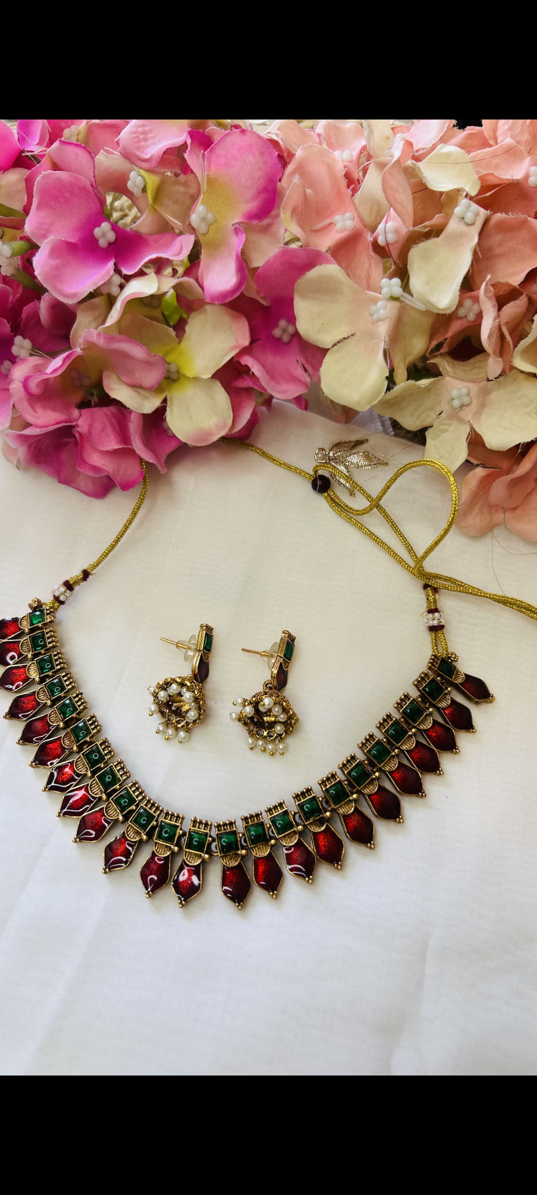 Traditional kerala style necklace set