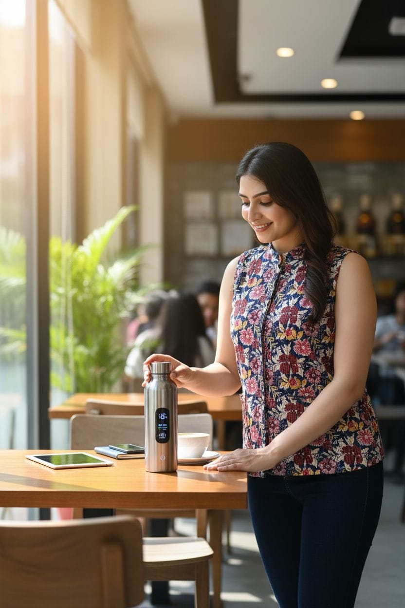 Beautiful Blue Pure Cotton Quilted Reversible Print Jackets