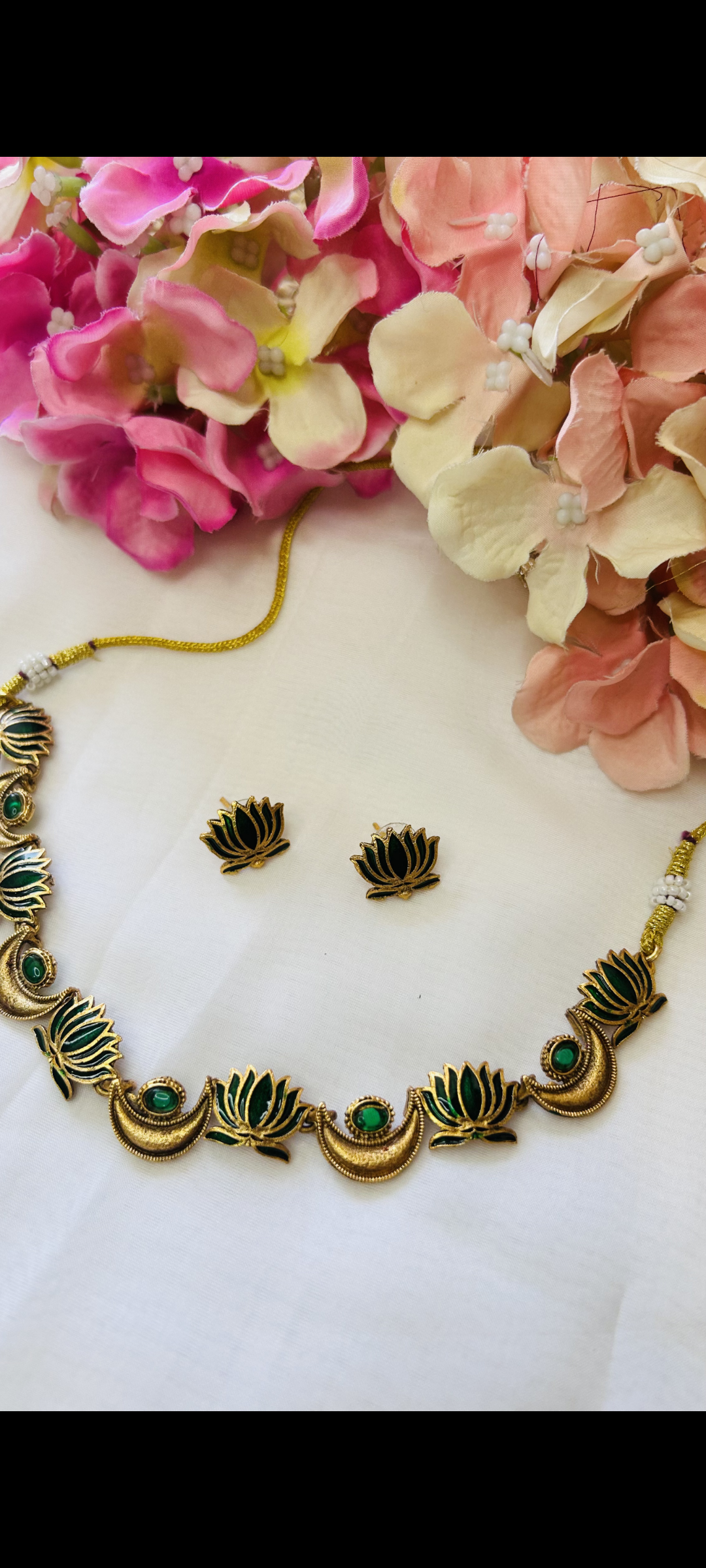 Traditional kerala style necklace set