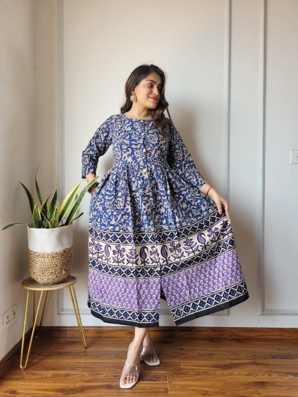 Blue Summer Long Dress