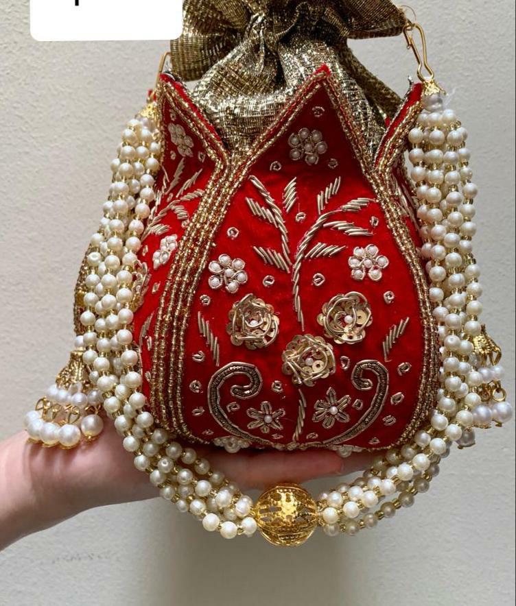 Party Clutches, Potli Bags, Bridal Purse, Wedding Purse, Potli Bags