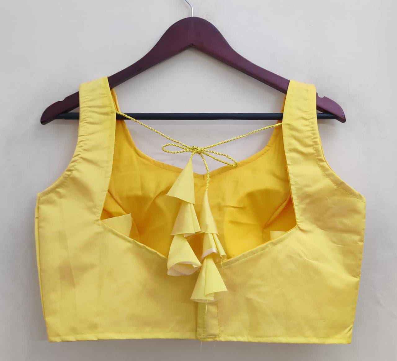 Yellow Bollywood Style Blouse