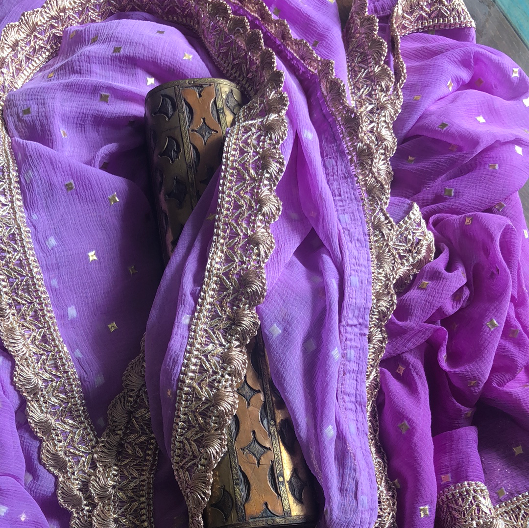Shop Elegant Purple Designer Dupatta Jhakhas Fashion