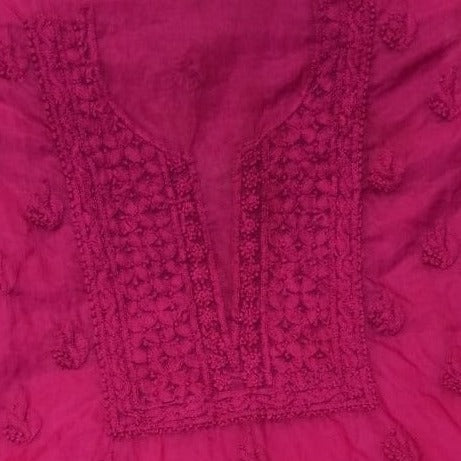 Buy Organza Chikankari Salwar Suit In Pink,Pure Organza Lucknowi Suits,Jhakhas