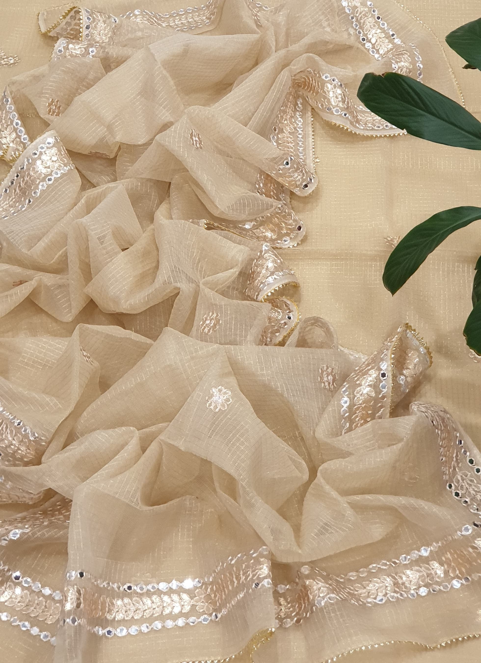 Damini- Wedding Wear Kota Gota Patti Salwar Suit In Gota Work Golden Color