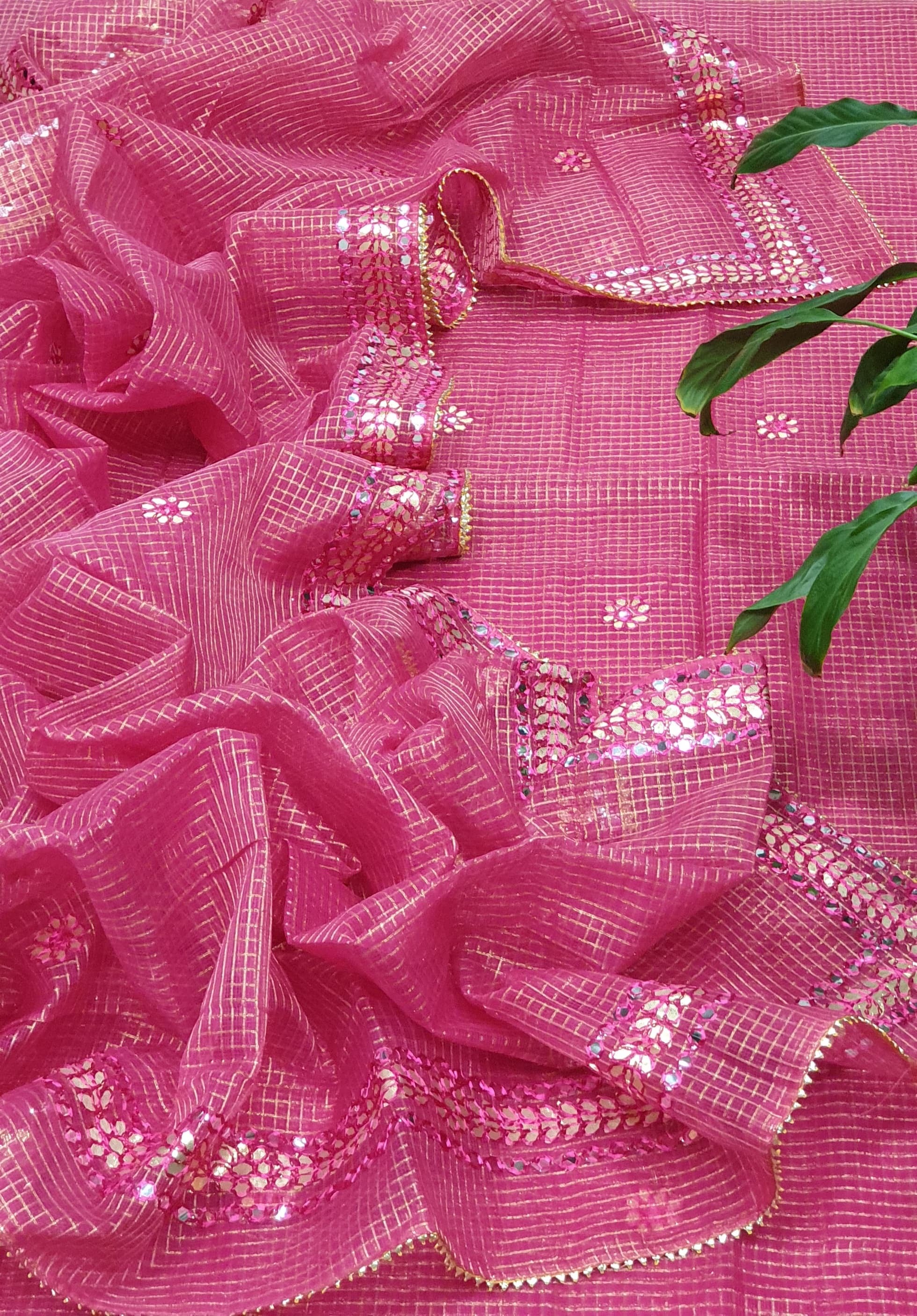 Pallavi- Wedding Wear Kota Gota Patti Salwar Suit In Gota Work Pink Color