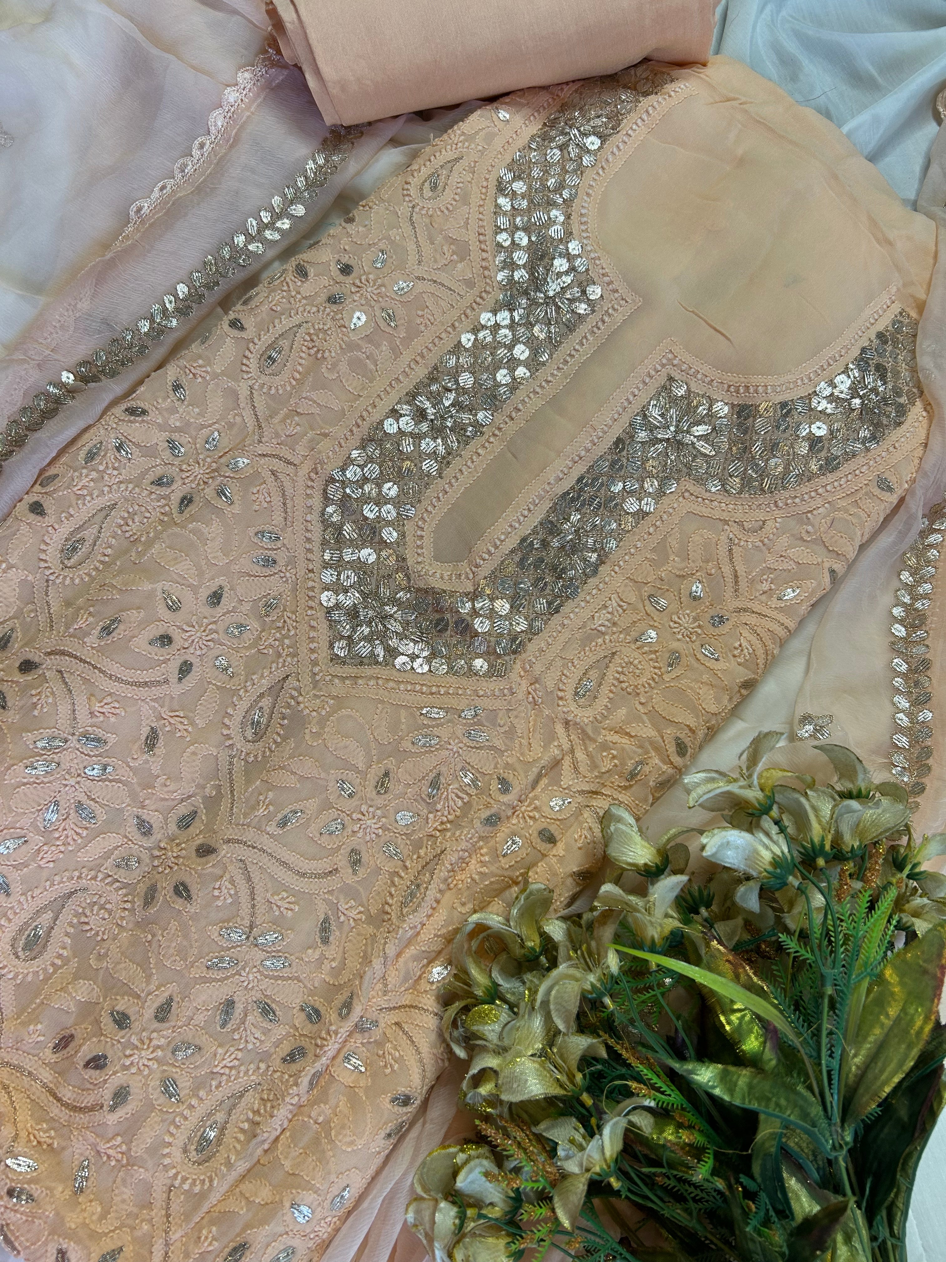 Buy Indian Gold Pure Zari Tissue Fabric by the Yard Saree Dupatta Wedding  Lehenga Sari Clothing Wedding Prom Dresses Crafting Sewing Curtain Online  in India - Etsy