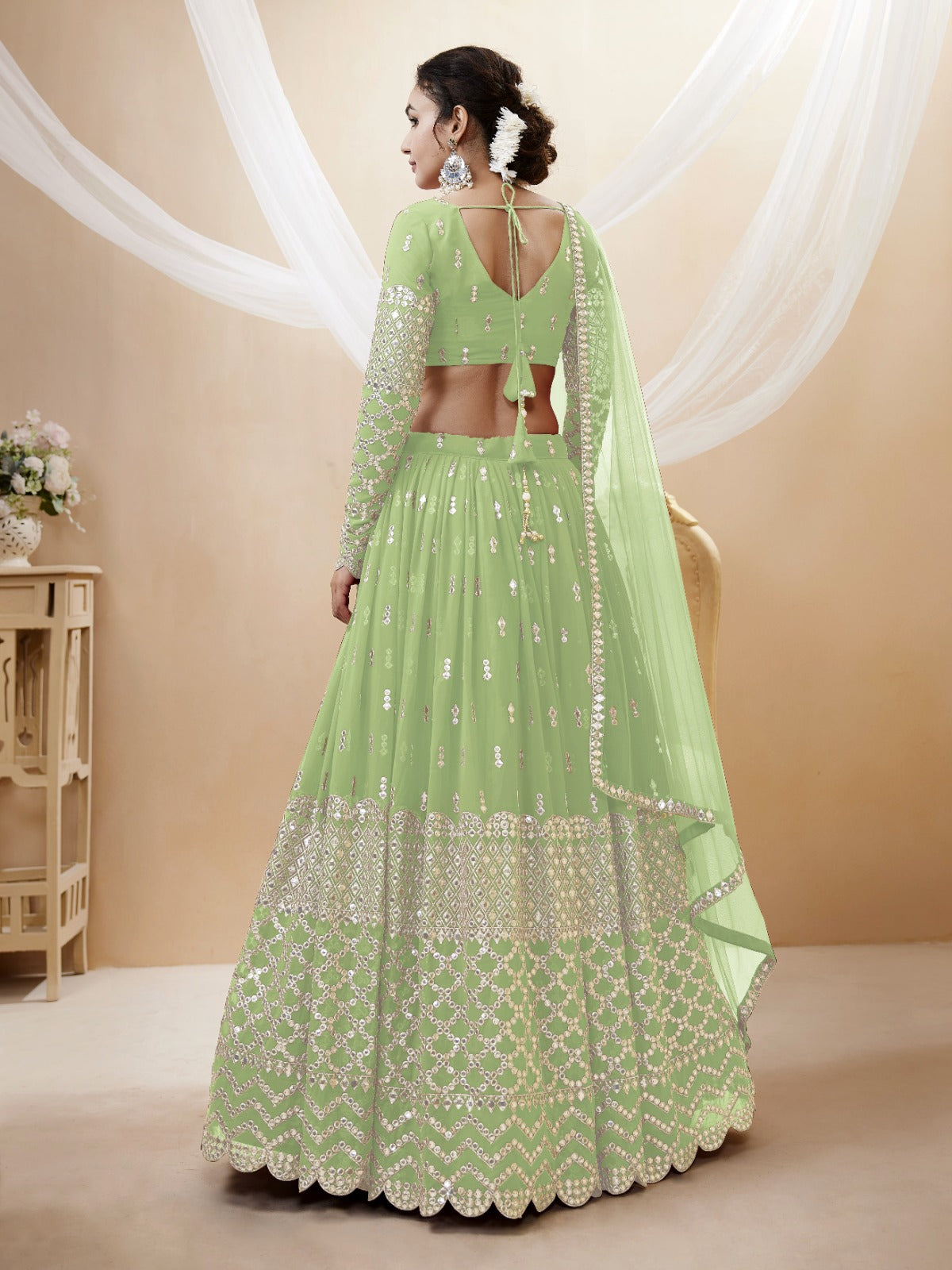 Pastel Lehenga Set - AVNNI KAPUR - 4030803