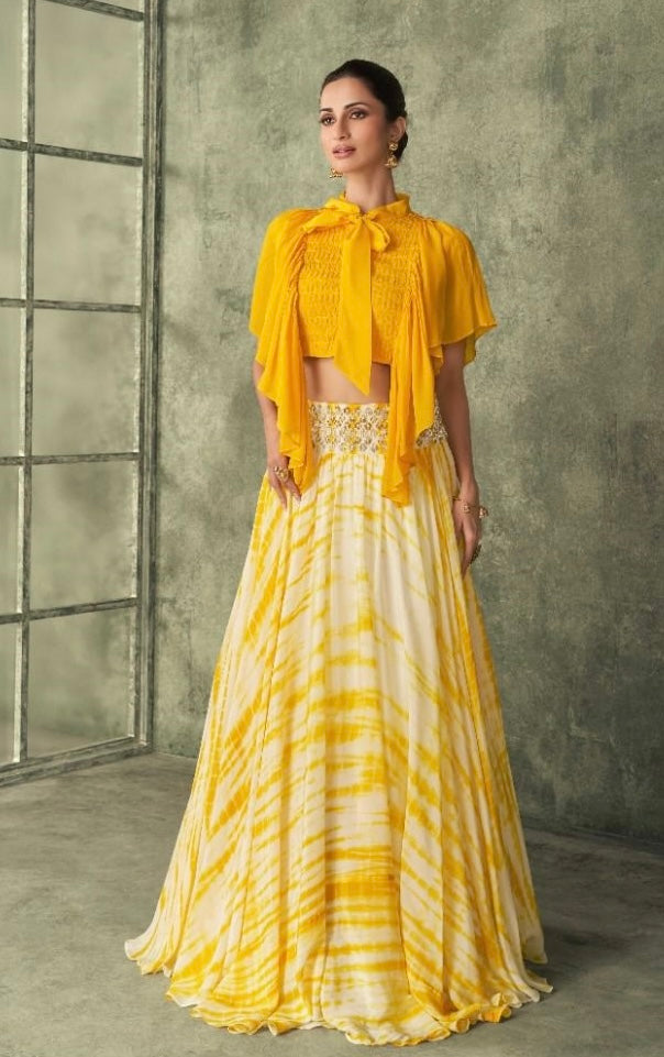 Yellow Designer dress