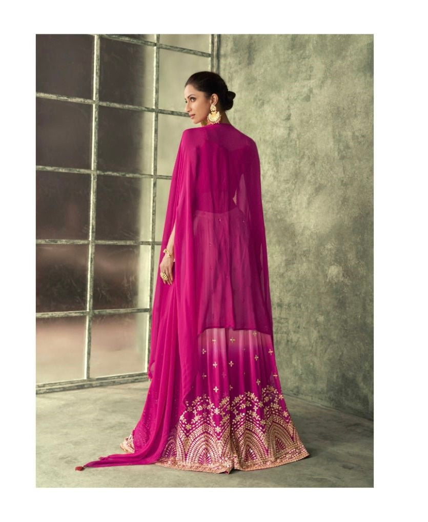 Hot pink Designer dress