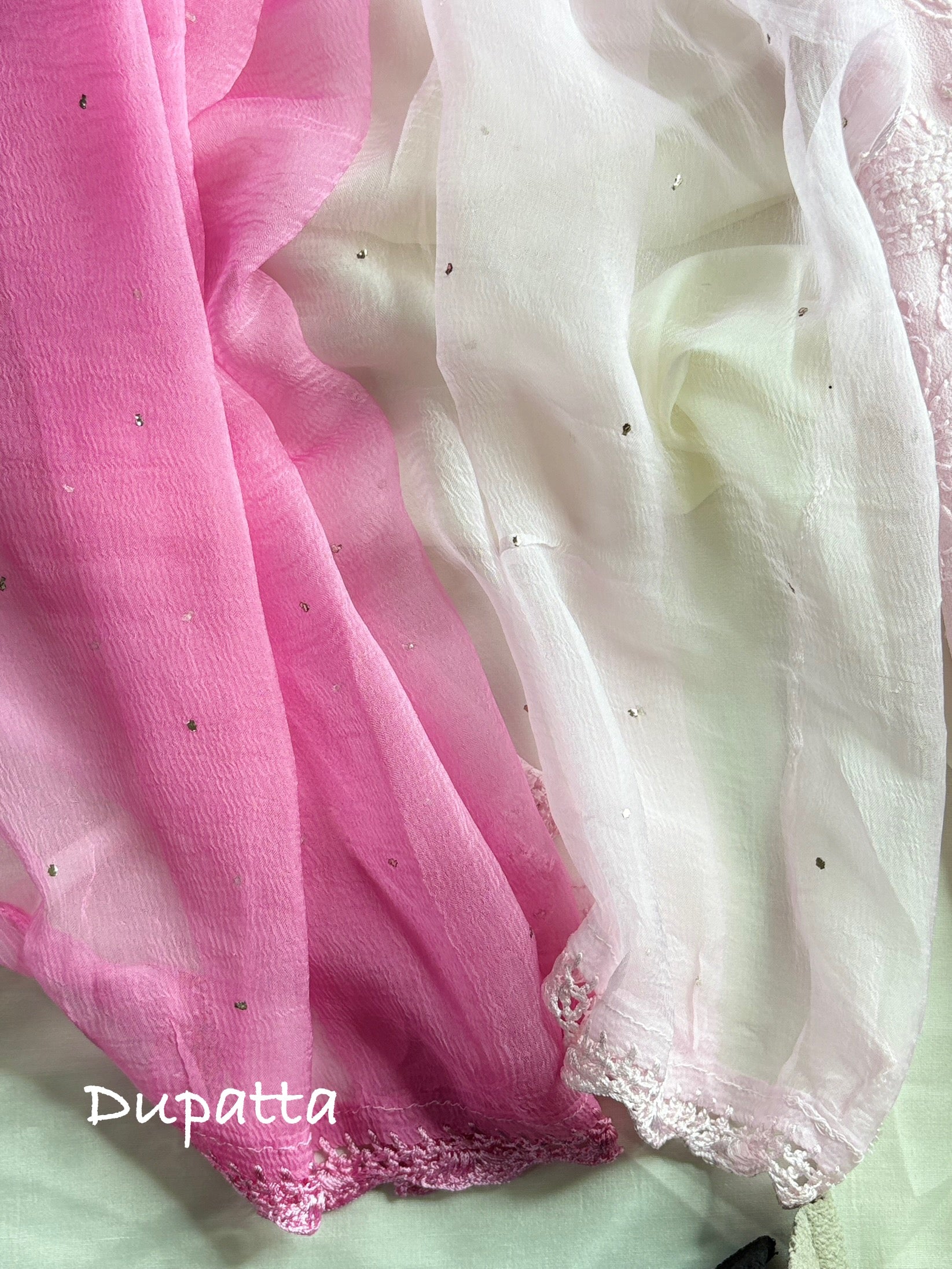 Gulner Parsi Gara Chikankari Work Suit