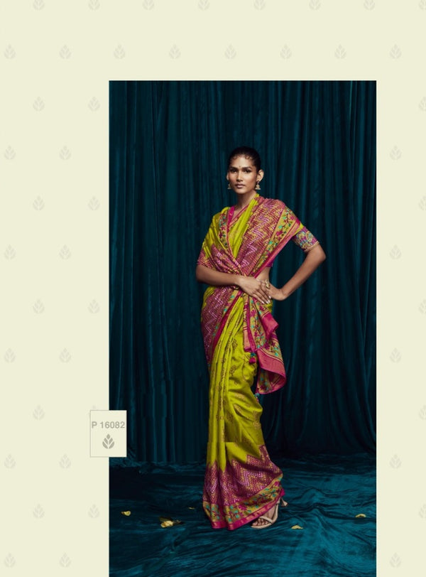 Green Brasso Saree