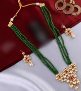 Kundan Meenakari work necklace set