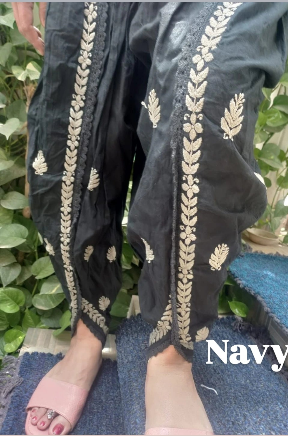 Navya Black Chikankari Dhoti Salwar