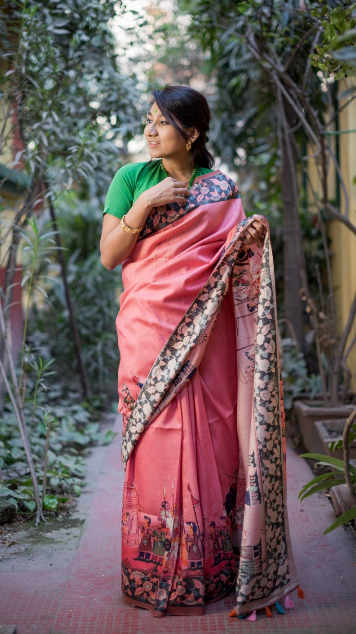 Buy Blue Sarees for Women by FEVINAA Online | Ajio.com