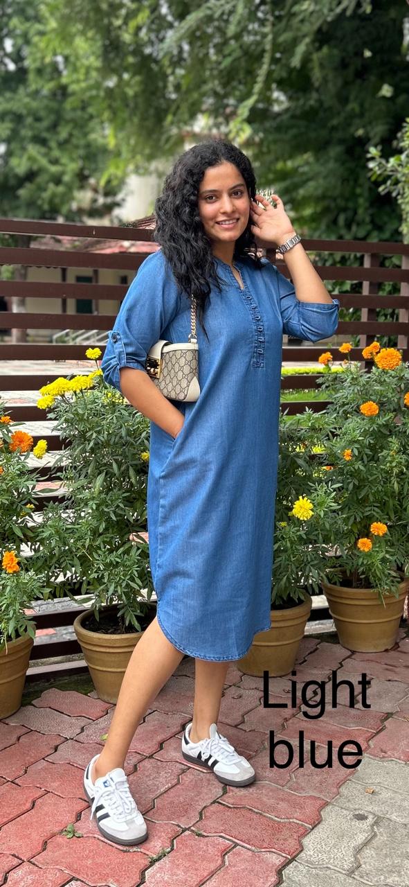 Blue Denim Dress