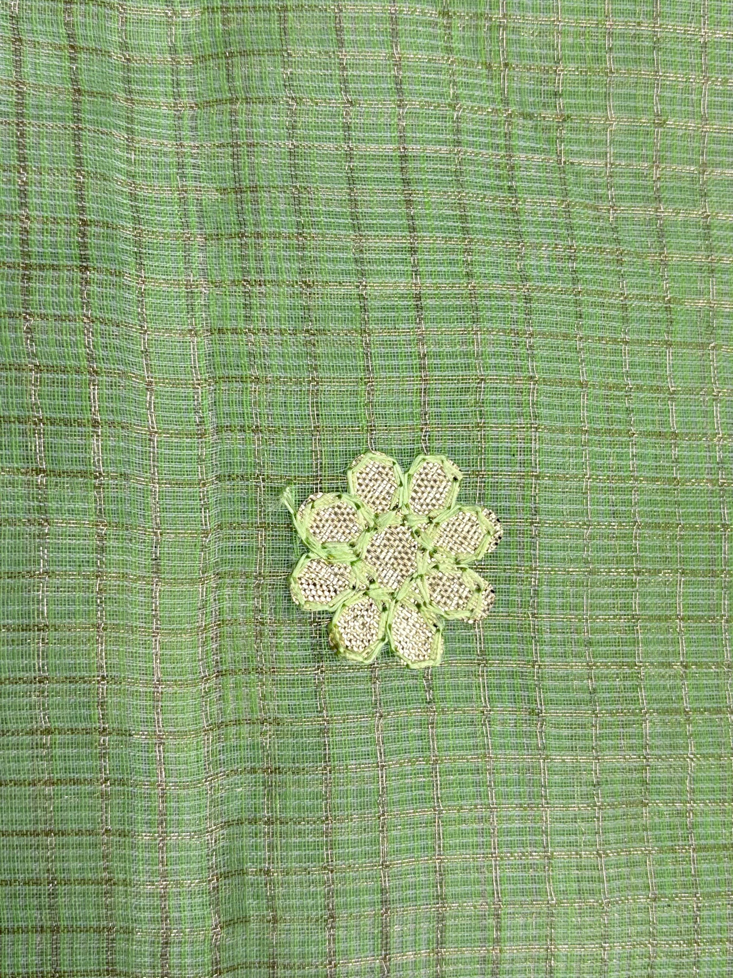 Rajasvi- Wedding Wear Kota Gota Patti Salwar Suit In Green Color