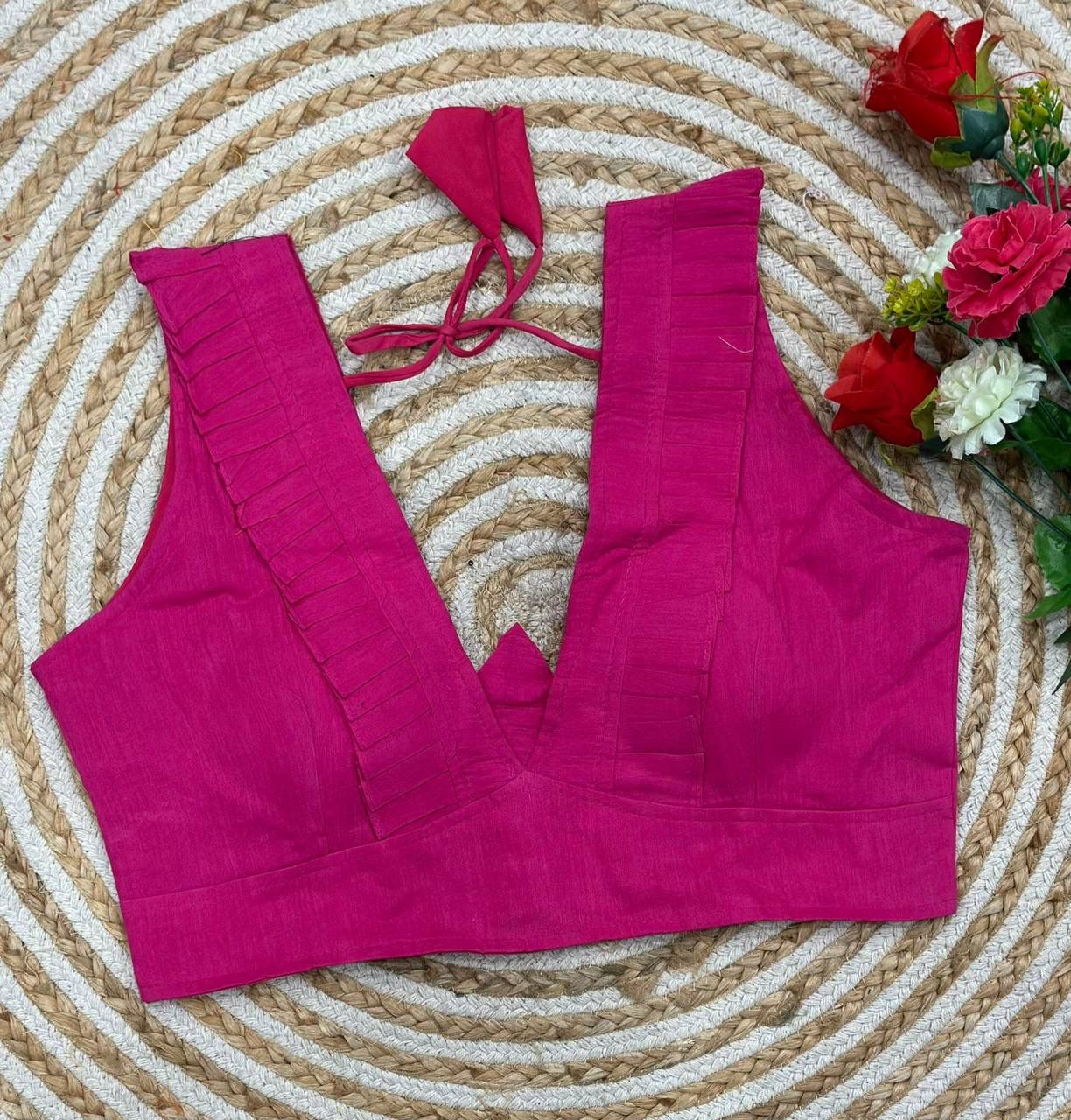 Bollywood Style Designer Blouse In Pink