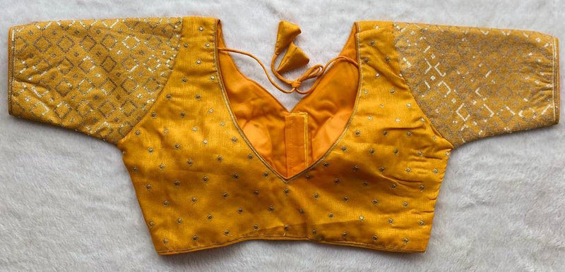 Stylish Yellow Designer Blouse