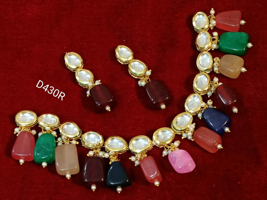 Party Wear  Kundan work necklace set