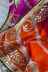 Multi Color Gota Work Saree