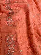 Orange Chinkaari Gota Salwar Suit