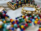 Multi Color Kundan Necklace Set