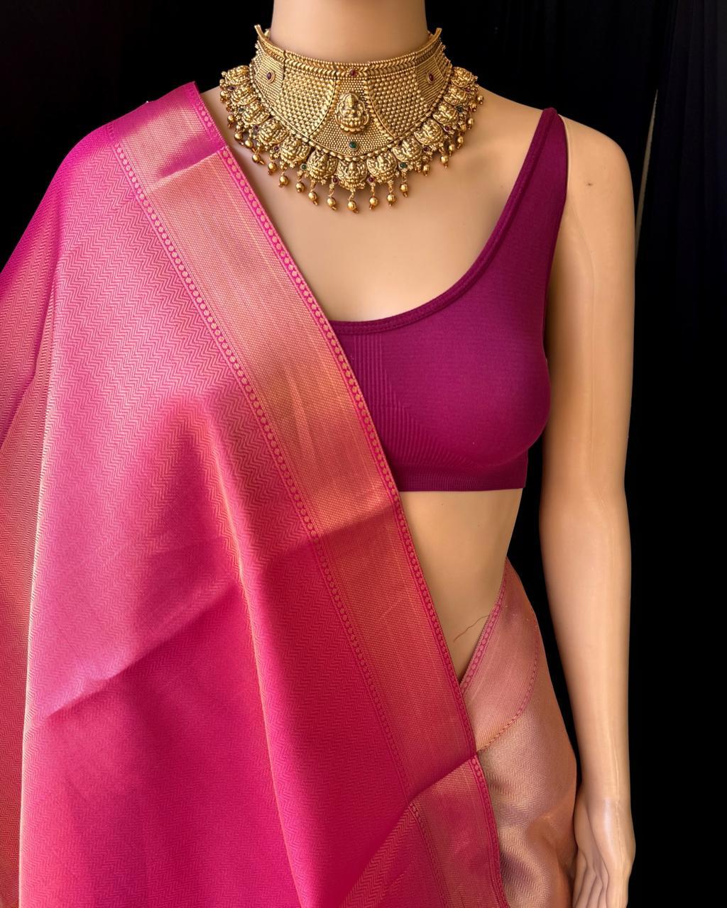 Jyothika Inspired Banarasi Tissue Saree