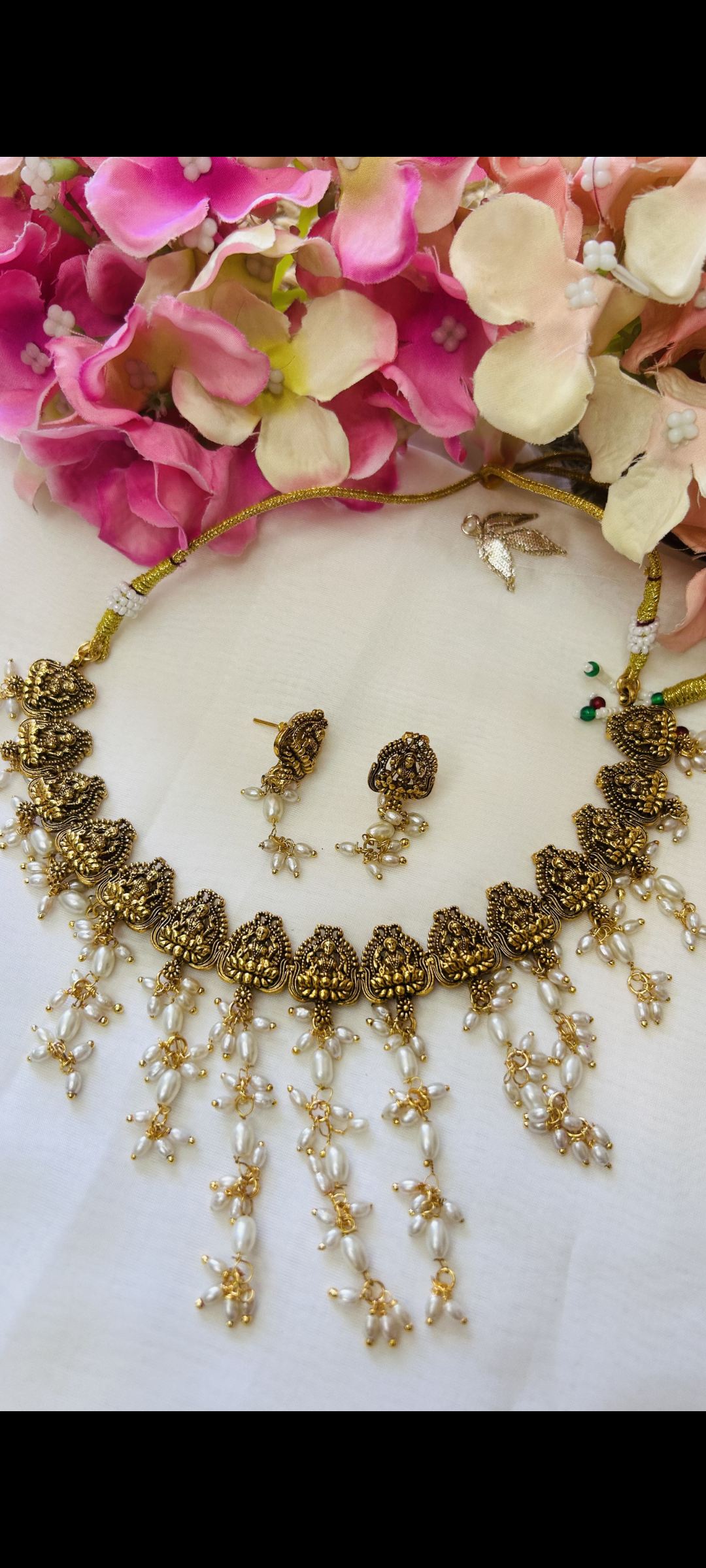 Traditional kerala style necklace set