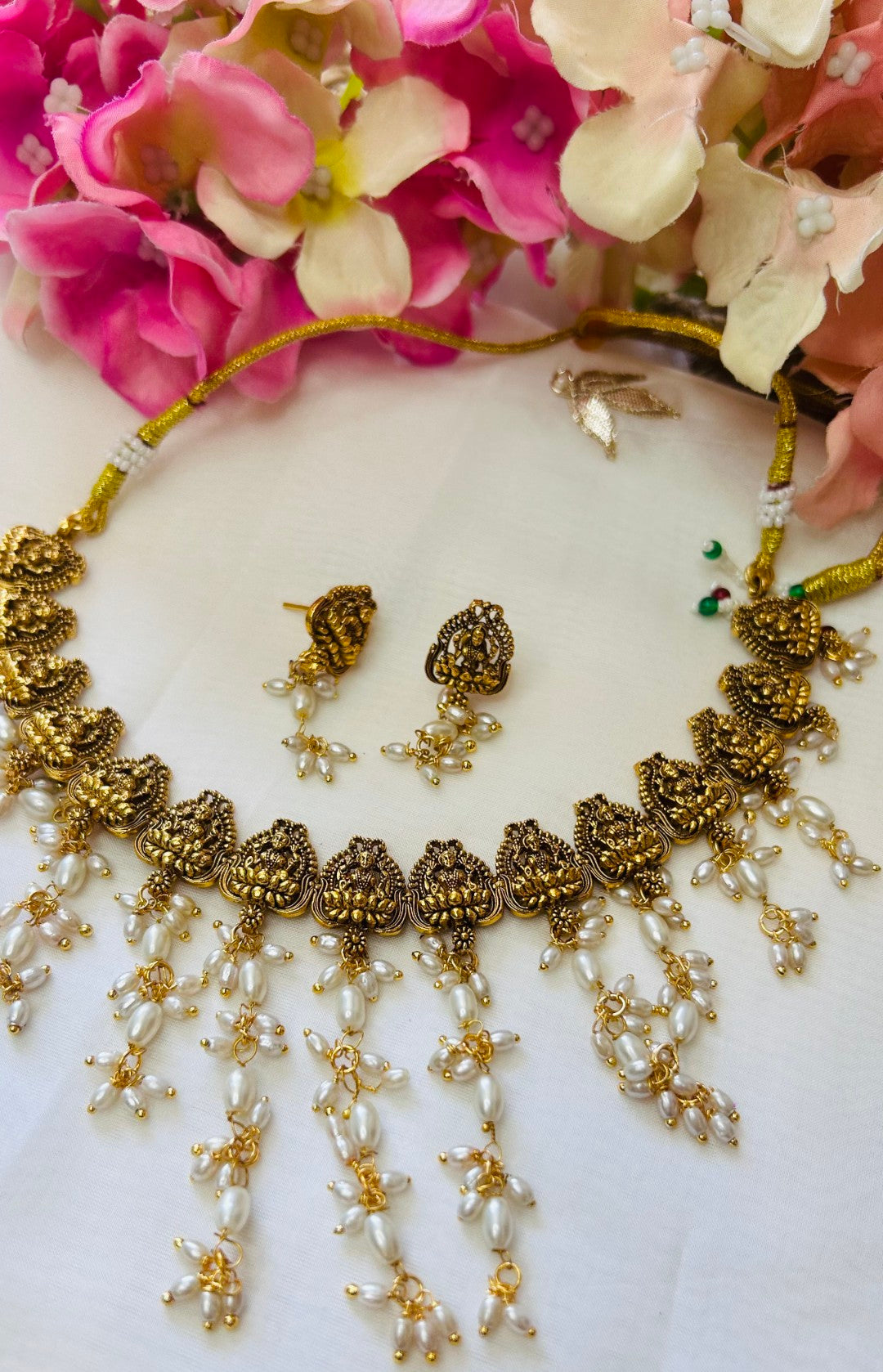 Traditional kerala style necklace set