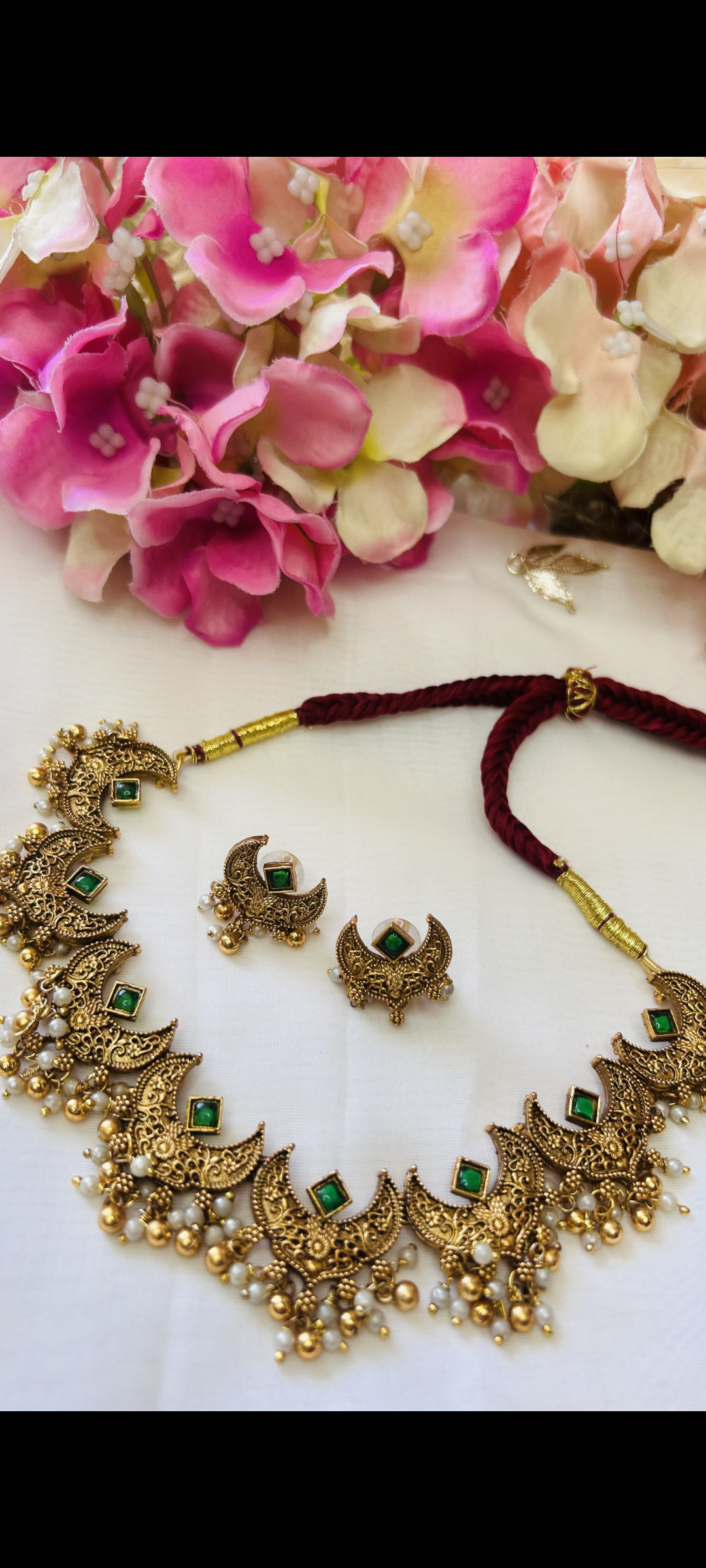 Traditional kerala style necklace set