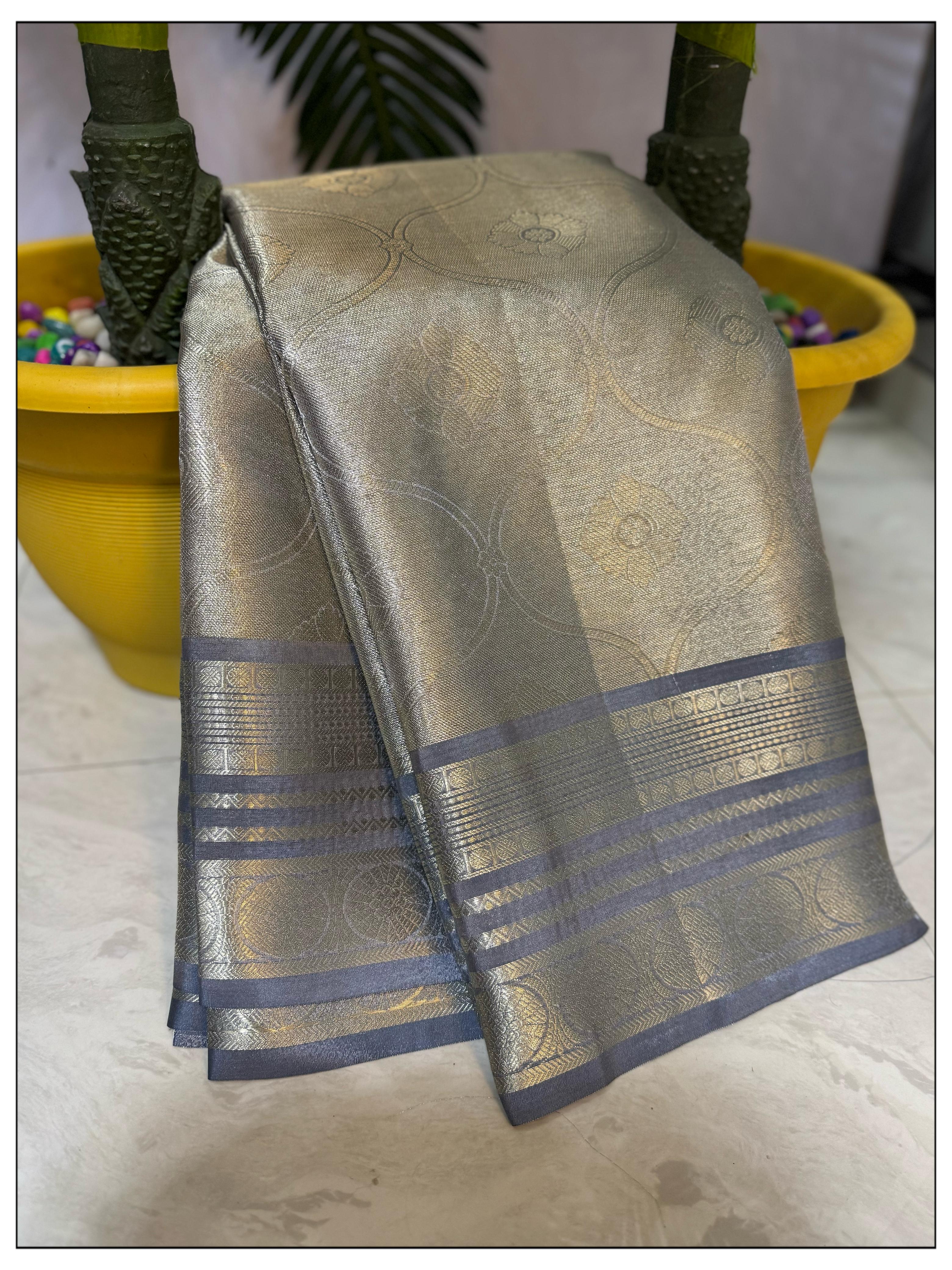 Samantha Inspired Banarasi Tissue Saree