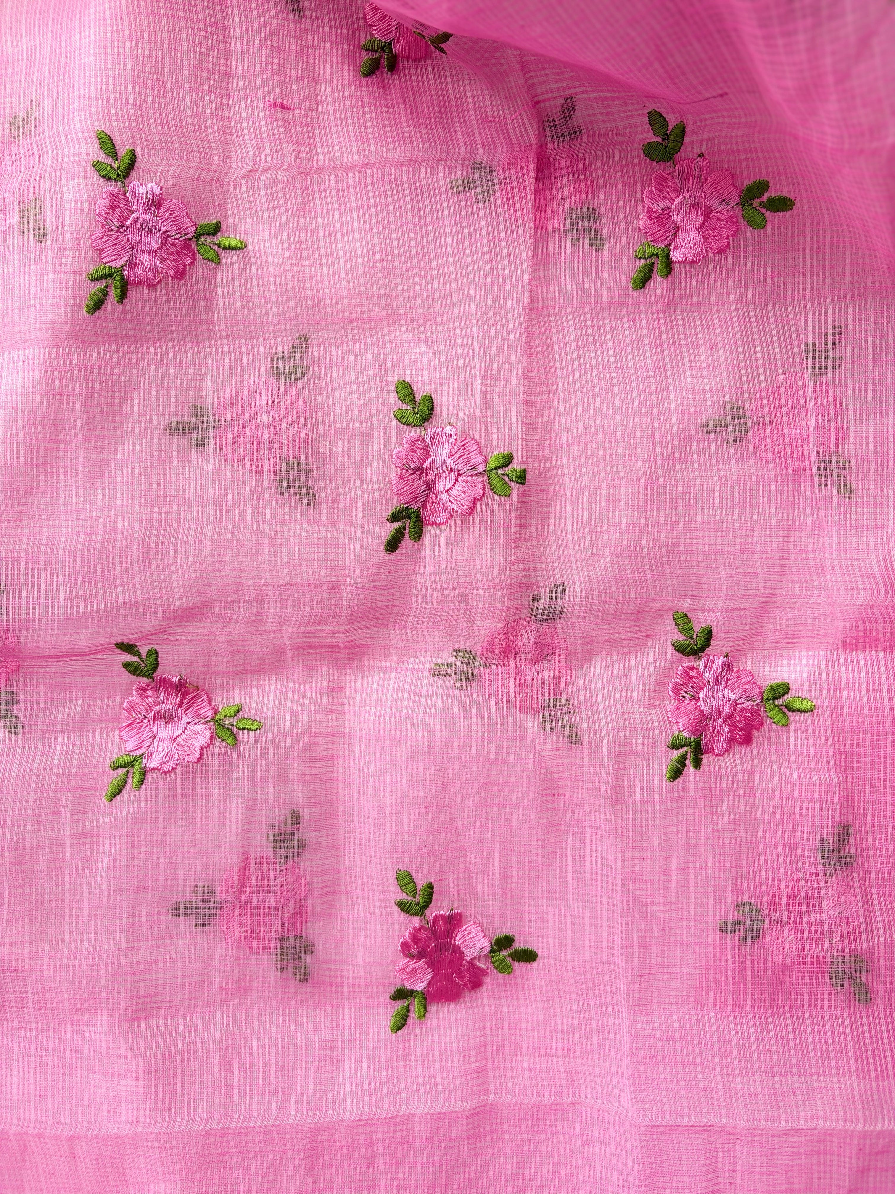 Shop Kota Doriya Embroidery Work Suit In Pink