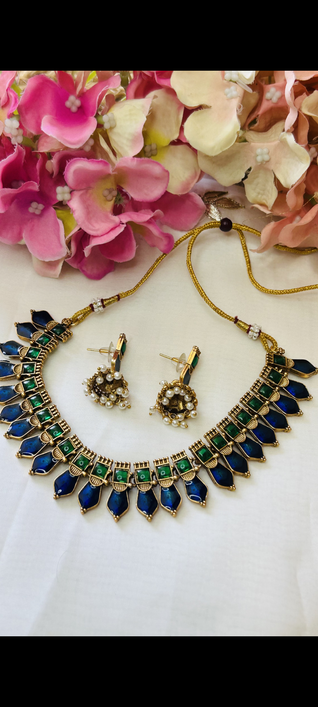 Traditional kerala style necklace set